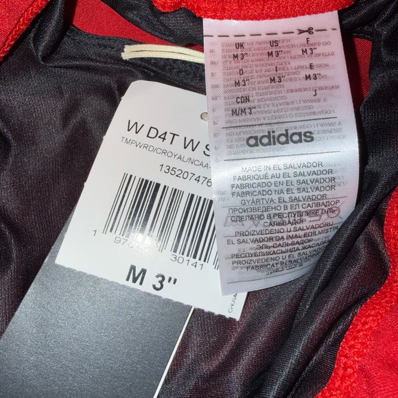 Kansas Jayhawks Adidas Women's Red Athletic Shorts - Picture 11 of 12